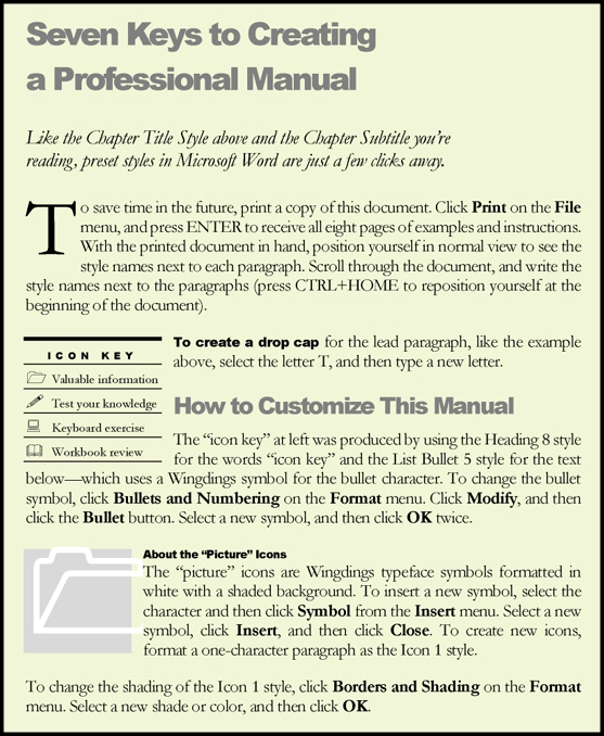 Instruction Manual Template