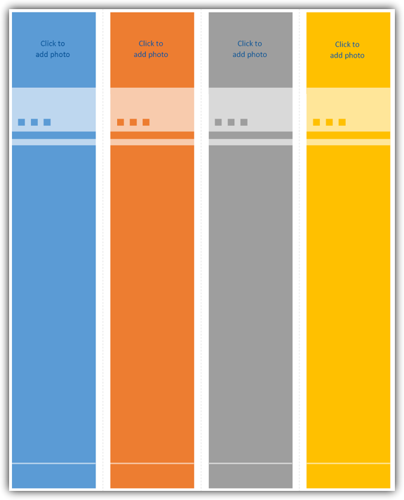 Printable Bookmarks Template