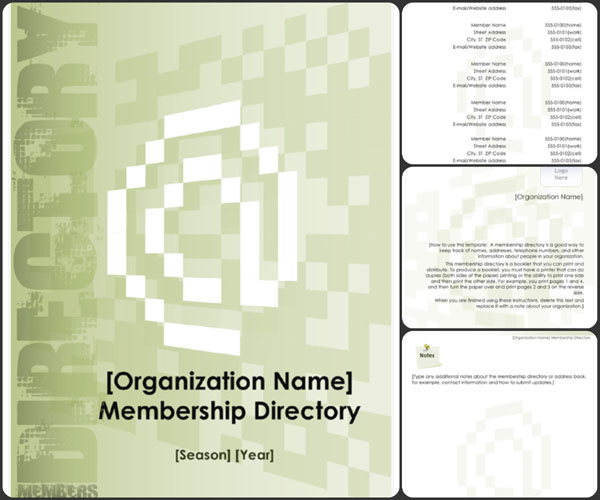 member directory template