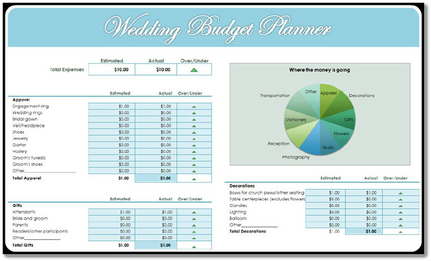 Wedding Planner Sample