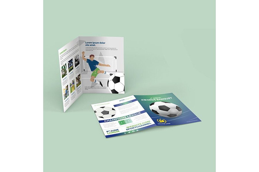 Download College Football Magazine Template for MS Word